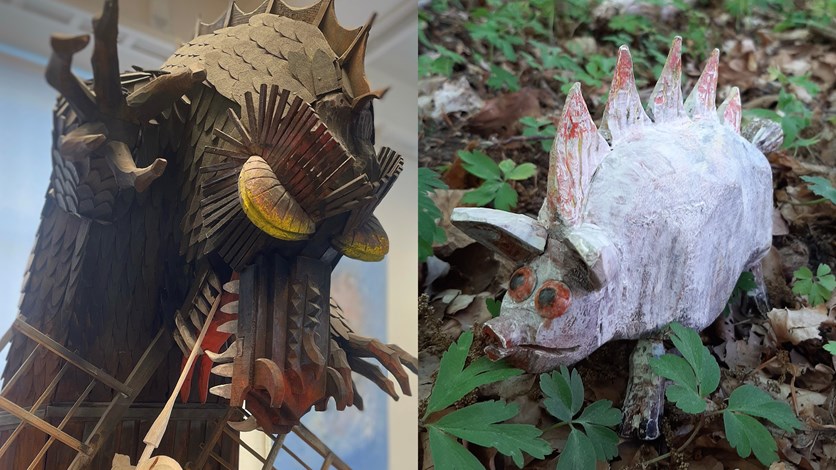 Slöjdade sagoväsen.