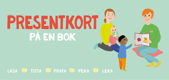 Illustration av ett presentkort för böcker.
