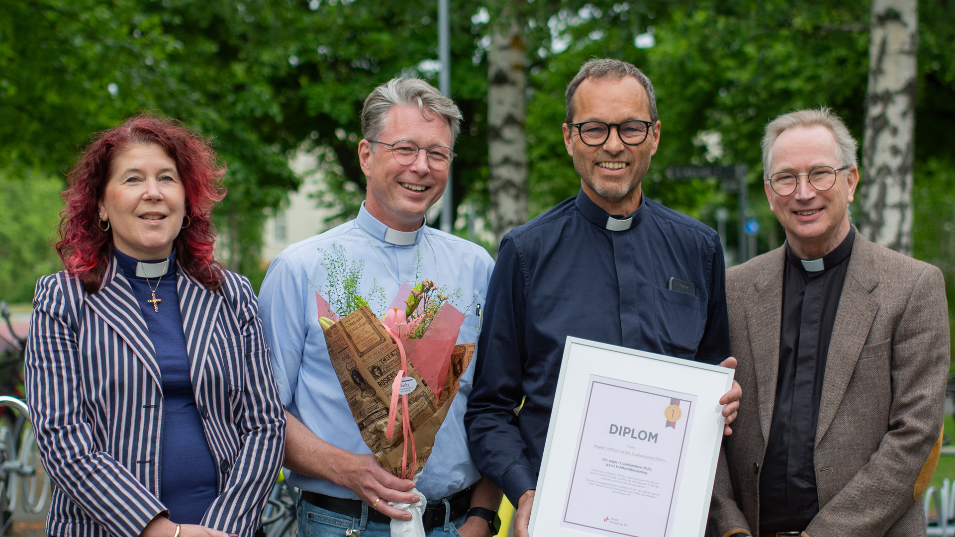 Cykelkampens vinnare: Sjukhuskyrkan Ryhov, RJL. 