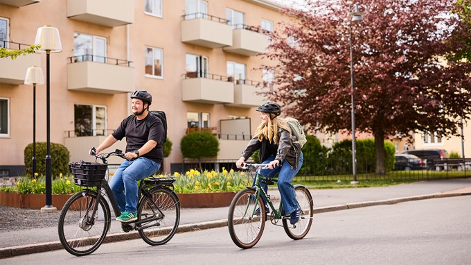 Cyklister. 