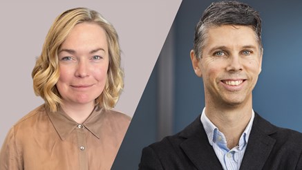 Andrea Pettersson och Mattias Hansson