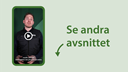 Illustration. Mobil med videon "Tips 2: Nattvandra". Till vänster står det "Se andra avsnittet" med en pil nedåt. 