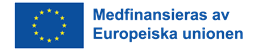 Logotyp: Medfinansieras av Europeiska regionalfonden. 