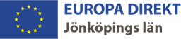 Logotyp: Europa direkt, Jönköping.