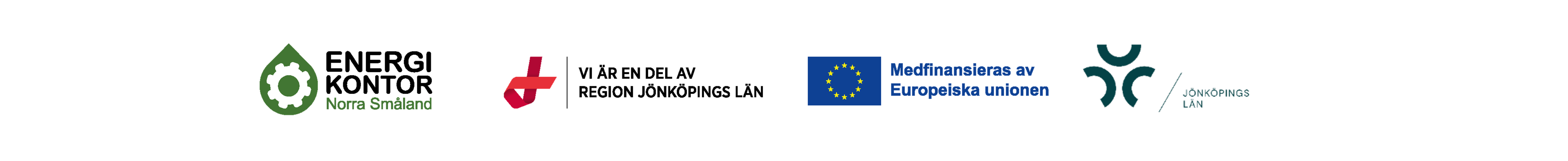 Loggorad: Energikontor Norra Småland, Region Jönköpings län, EU och CCC Jönköpings län.
