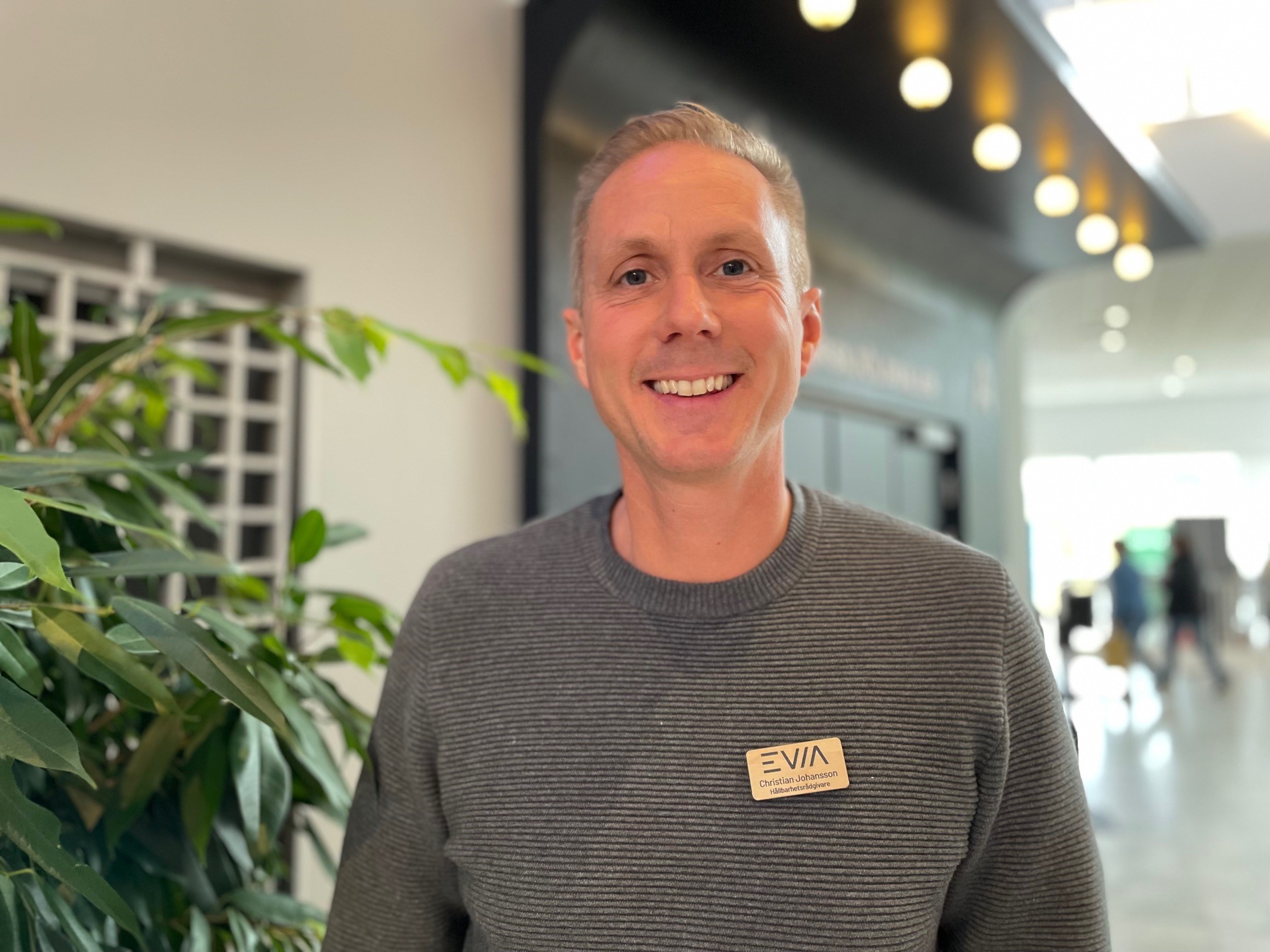 Porträttfoto av Christian Johansson från Evia