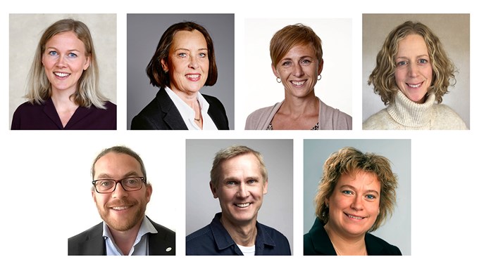 Porträttbilder på personerna i styrelsen för Energikontoren Sverige 2022.