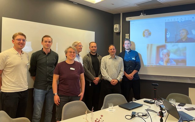 Projektgruppen för Smart Flex samlade.