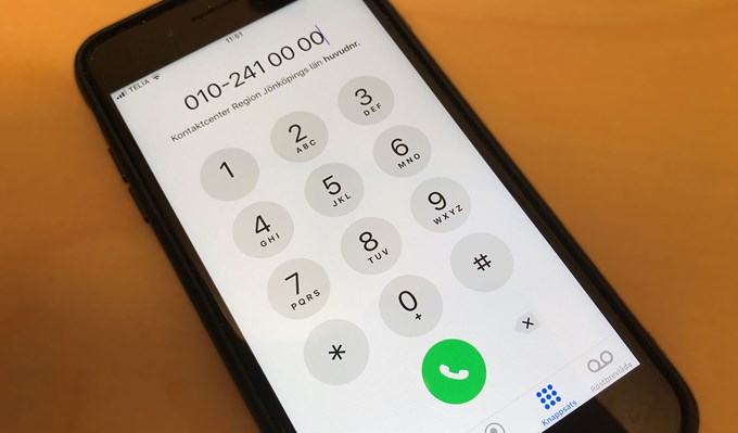 Telefonnummer till Odontologiska institutionen i Jönköping