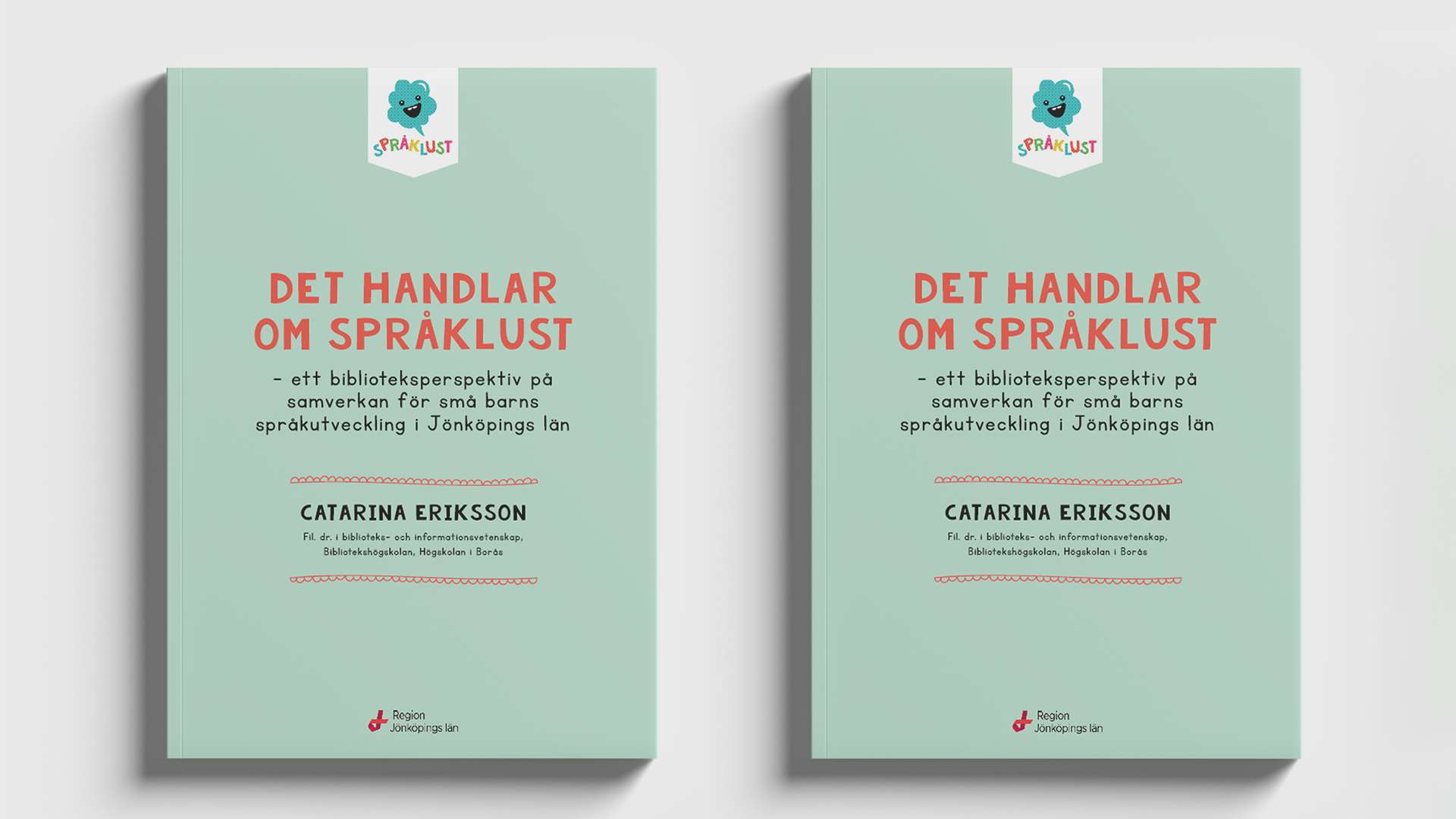 Omslag till rapporten Språklust. 