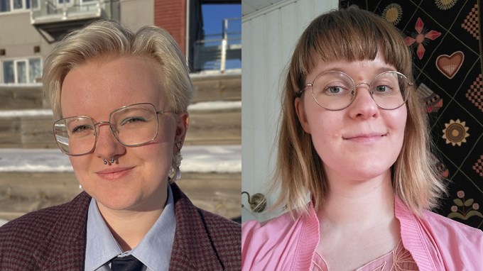 AiR Smålands två filmstipendiater. 