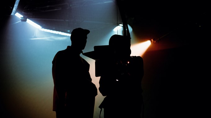 En filminspelning. 