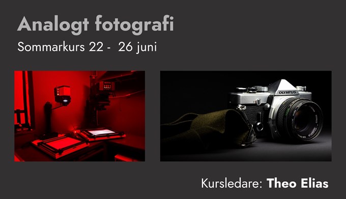 Analogt fotografi mörkrum