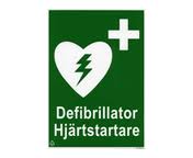 Logotyp för defibrillator hjärtstartare