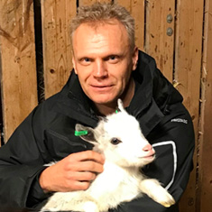 Djurvårdslärare Johan Holmström
